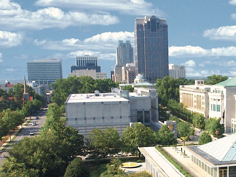 Photograph of downtown Raleigh, NC